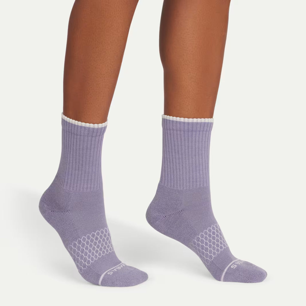 Women's Merino Wool Blend Half Calf Sock 4-Pack