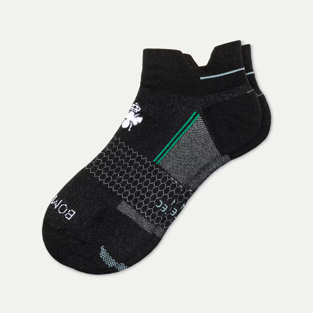 Bombas Men's Run Ankle Socks(Black Onyx)