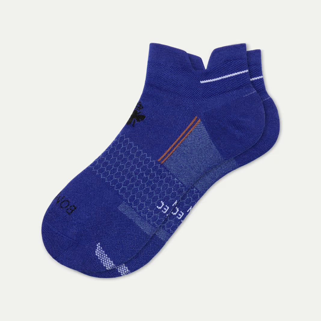 Bombas Men's Run Ankle Socks(Neon Sapphire)