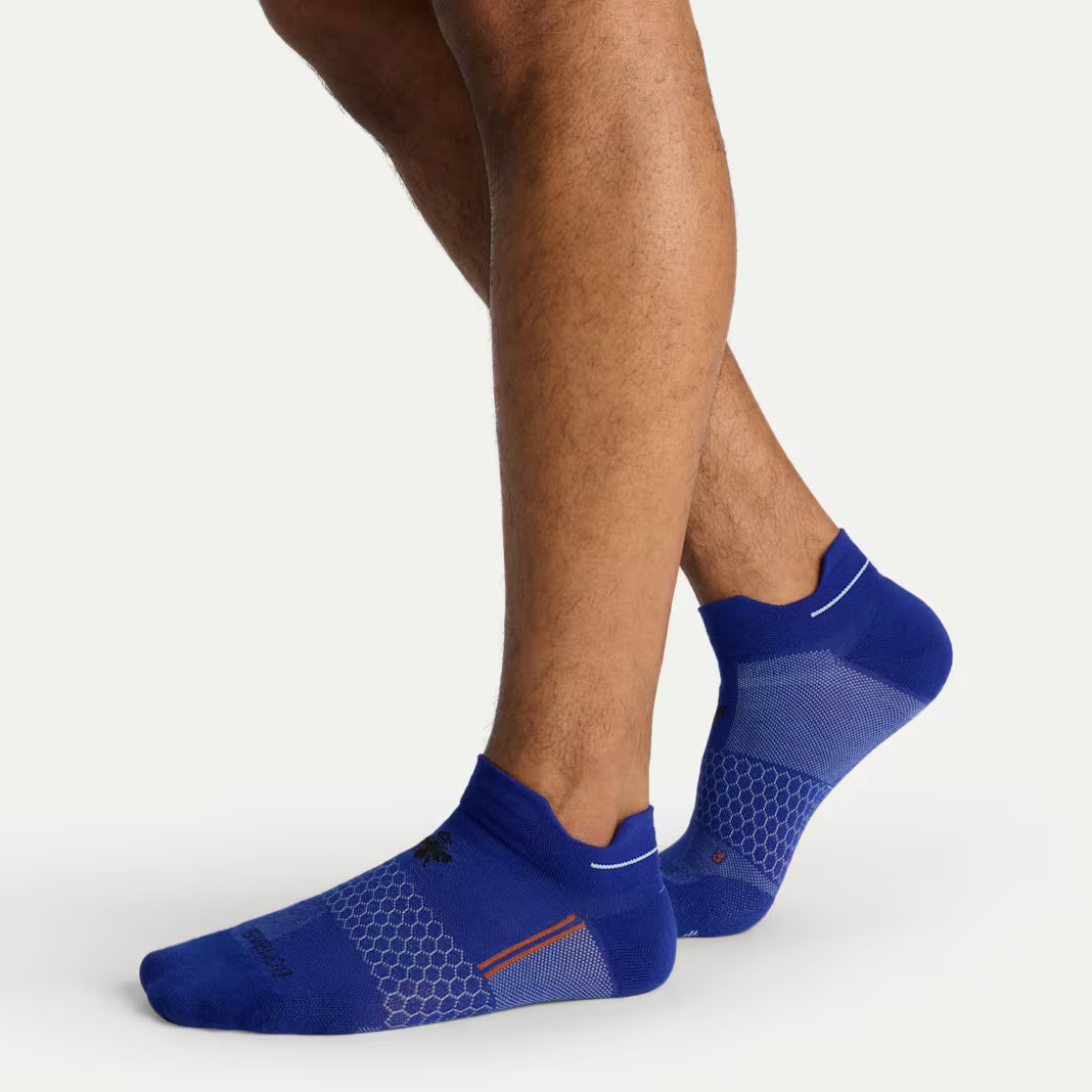 Bombas Men's Run Ankle Socks(Neon Sapphire)