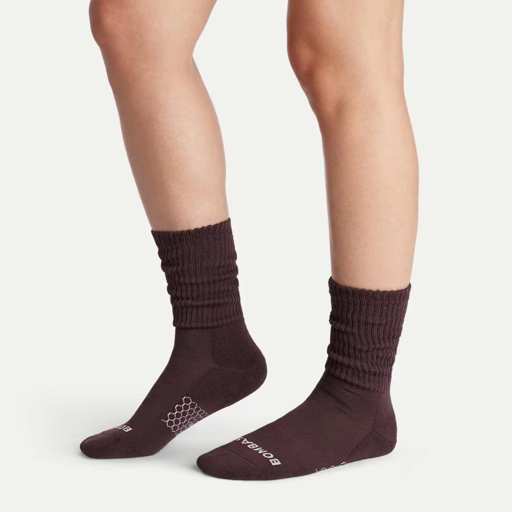 Women's Slouchy Rib Calf Socks