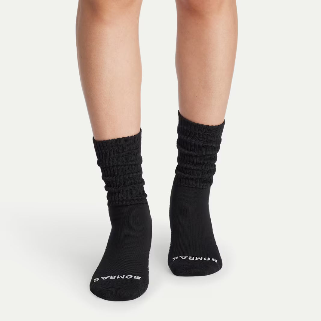 Women's Slouchy Rib Calf Socks