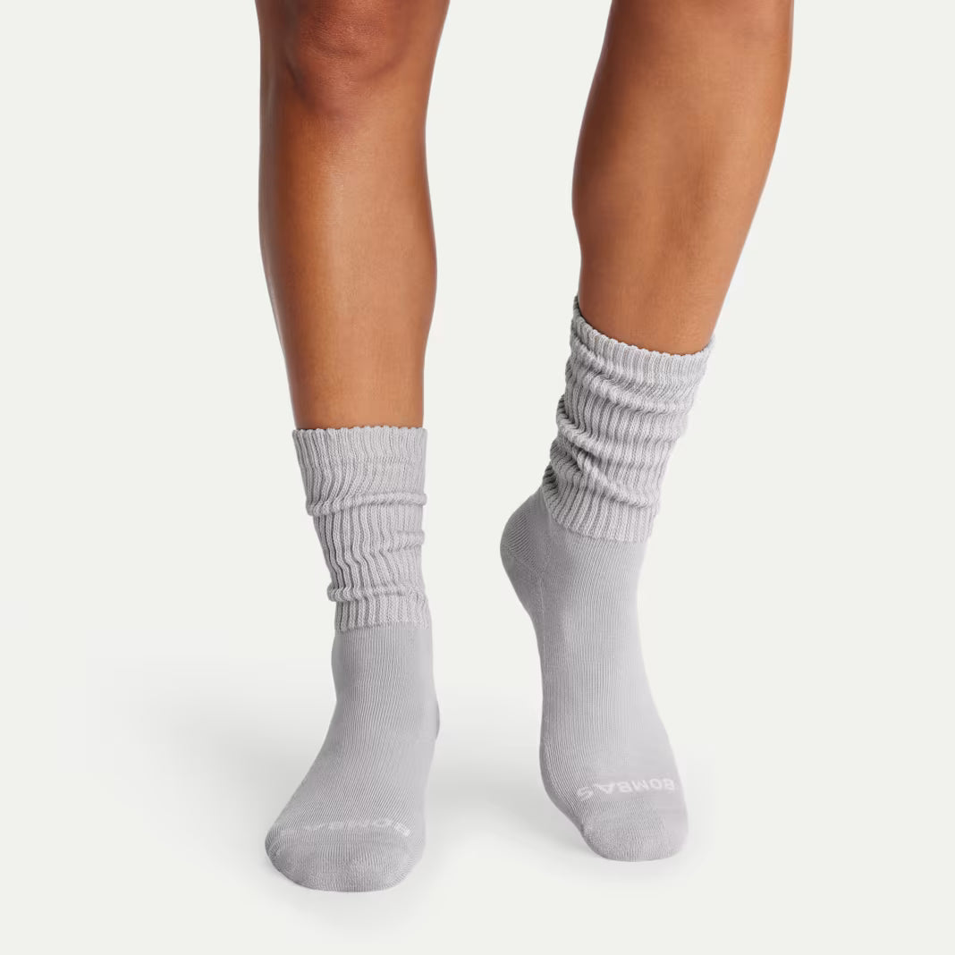 Women's Slouchy Rib Calf Socks