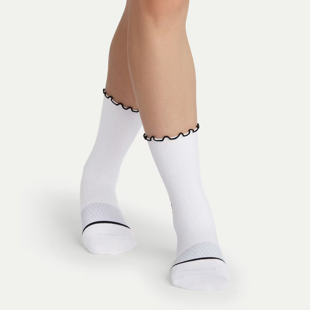 Women’s Ruffle Sport Half Calf Sock 3-Pack