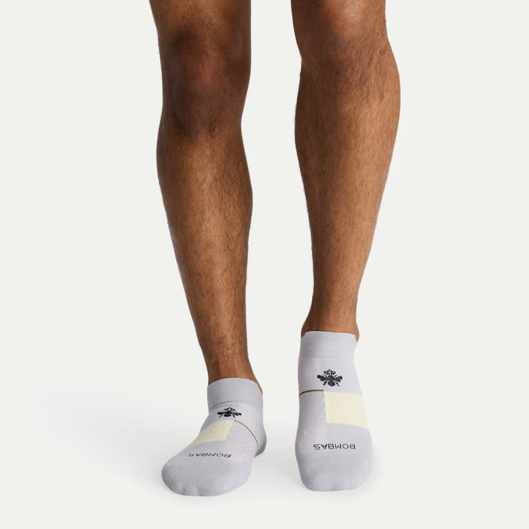 Bombas Men's Run Ankle Socks(Harbor Grey)