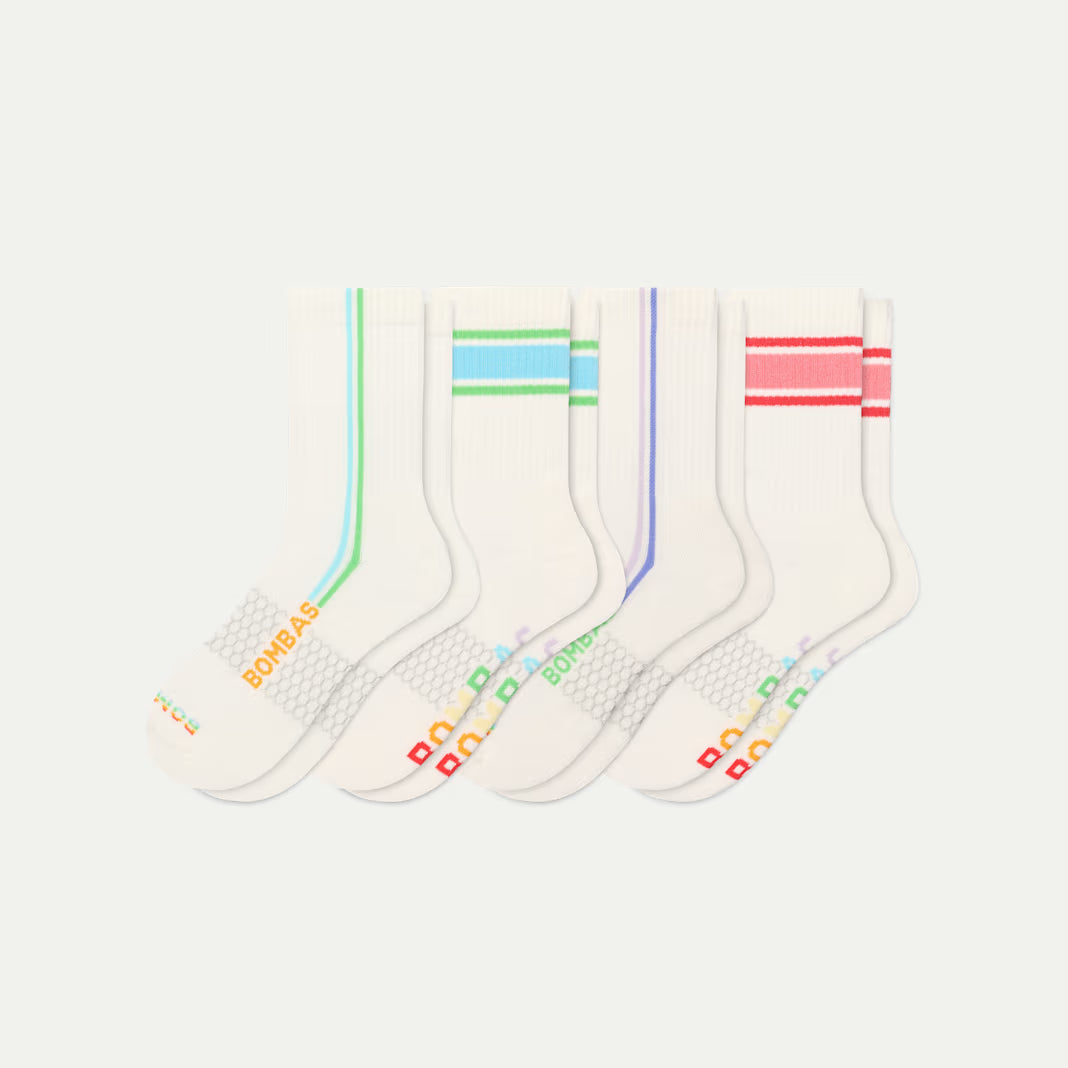 Pride Half Calf Sock 4-Pack