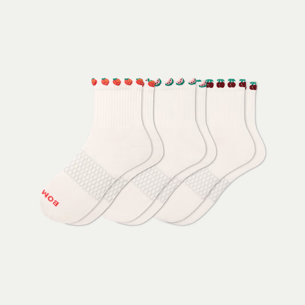 Women's Farmer's Market Quarter Sock 3-Pack