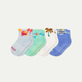 Toddler Seaside Gripper Calf Sock 4-Pack