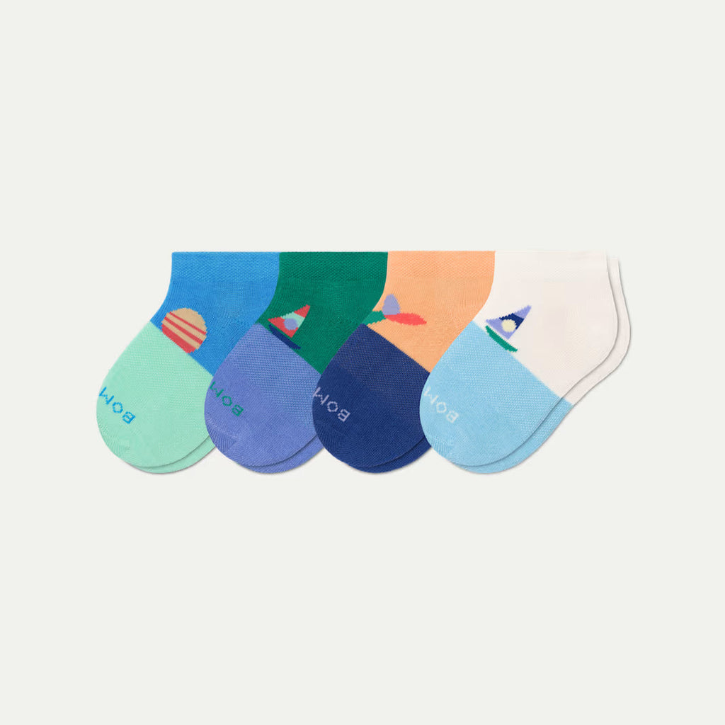 Junior Lightweight Ankle Sock 4-Pack