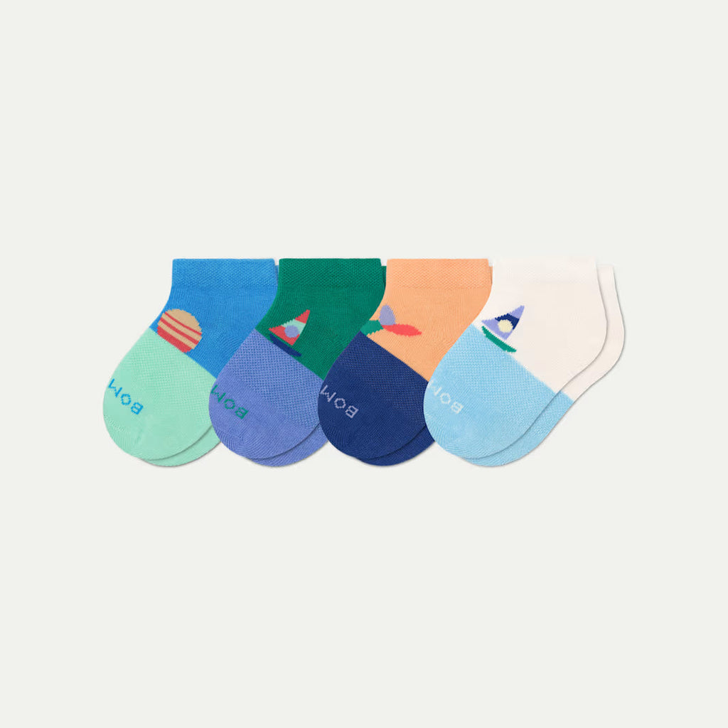 Toddler Lightweight Ankle Sock 4-Pack