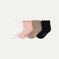 Baby Ruffle Rib Calf Sock 4-Pack (6-12 Months)