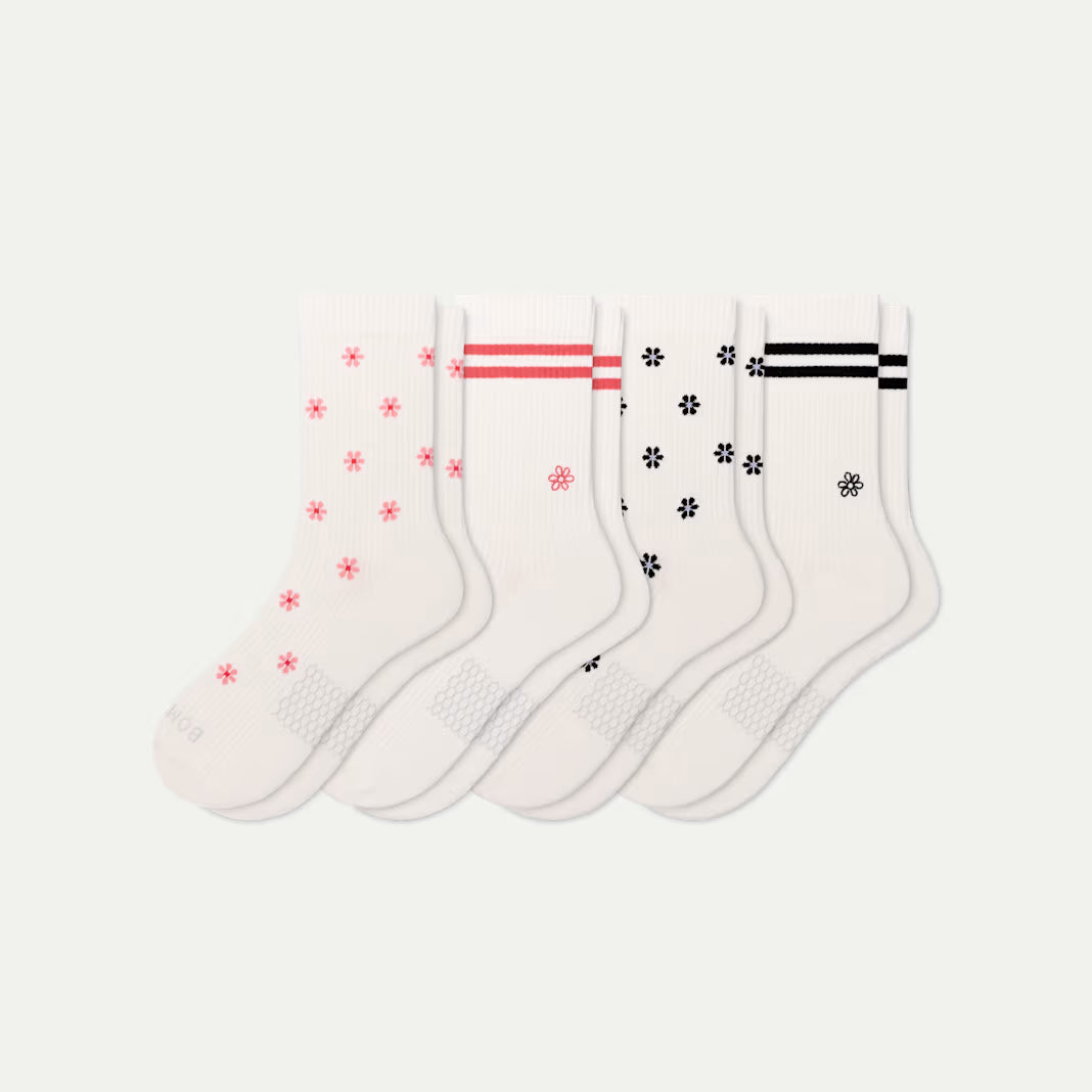 Women's Modern Rib Half Calf Sock 4-Pack