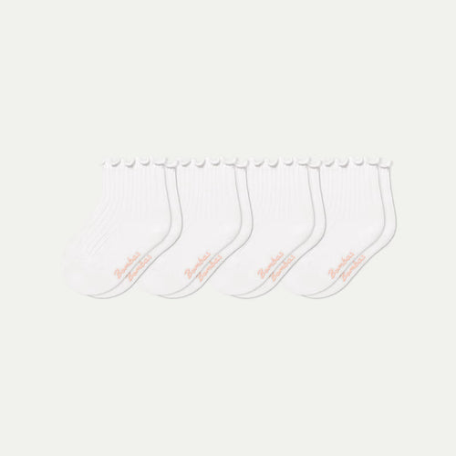 Baby Ruffle Rib Calf Sock 4-Pack (6-12 Months)