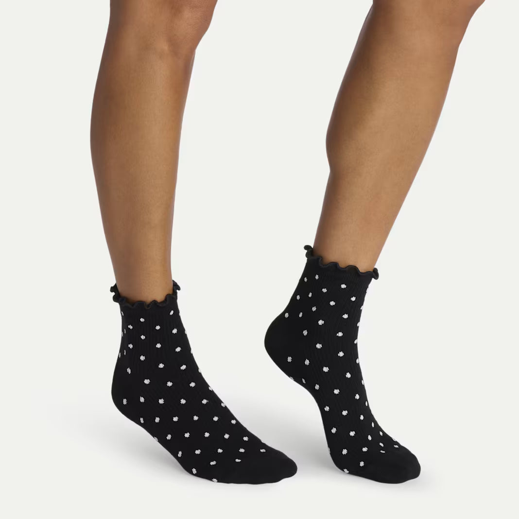 Women's Ruffle Rib Quarter Sock 4-Pack