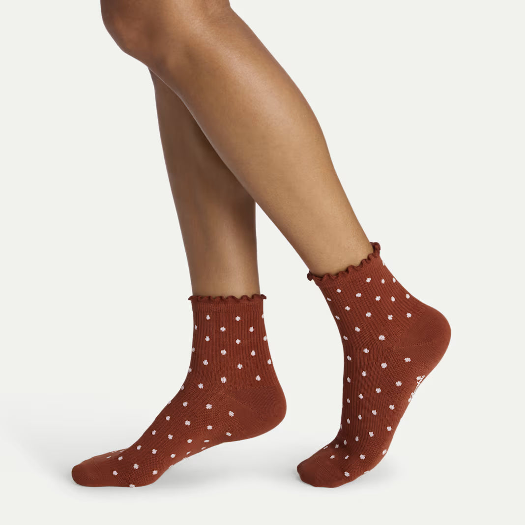 Women's Ruffle Rib Quarter Sock 4-Pack