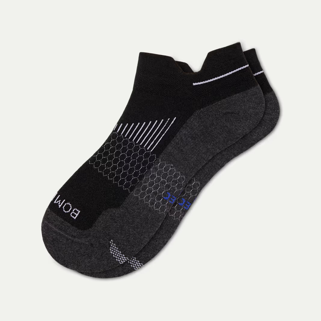 Bombas Women's Run Ankle Socks(black cobalt)