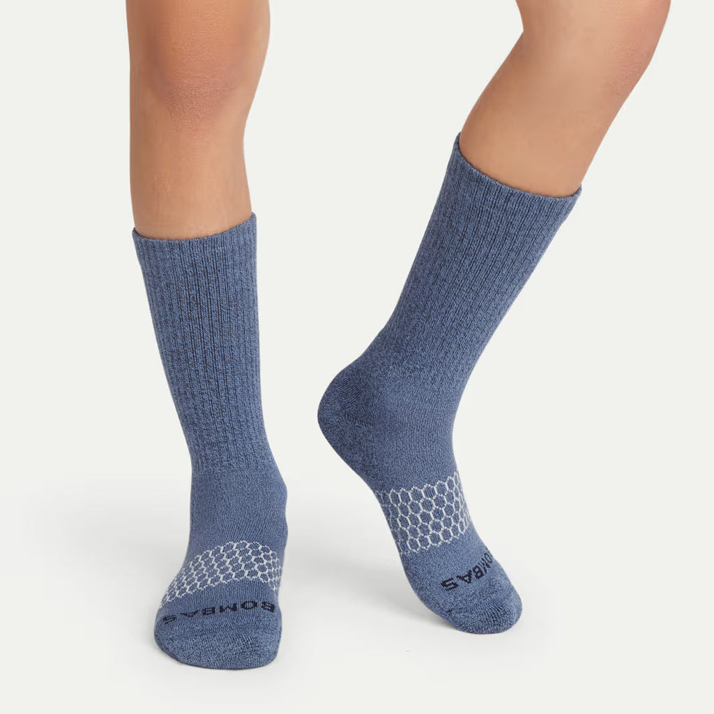Bombas Youth Marl Calf Sock 4-Pack