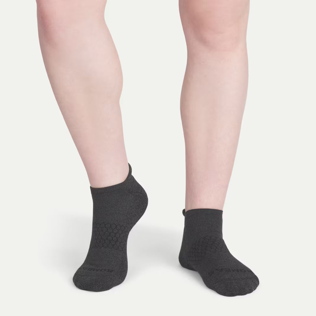 Bombas Women's Marl Ankle Socks(washed black)