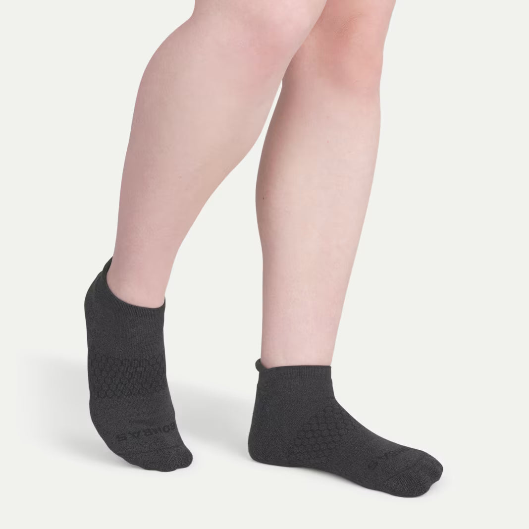 Bombas Women's Marl Ankle Socks(washed black)