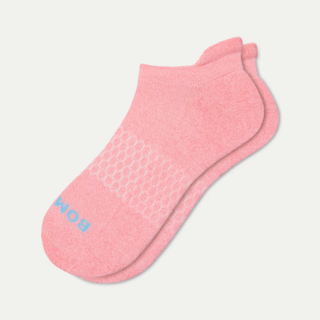 Bombas Women's Solids Ankle Socks(Reef Pink)