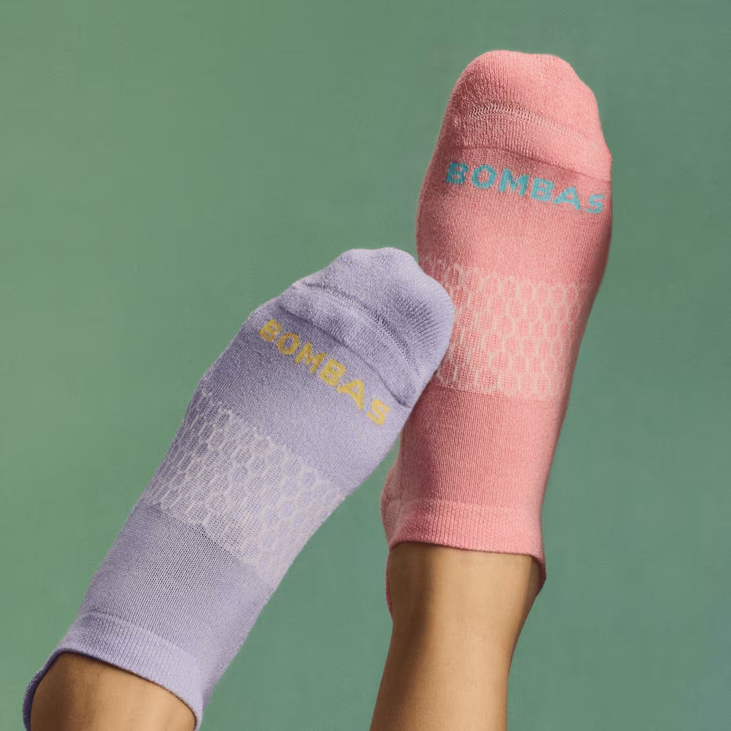 Bombas Women's Solids Ankle Socks(Reef Pink)