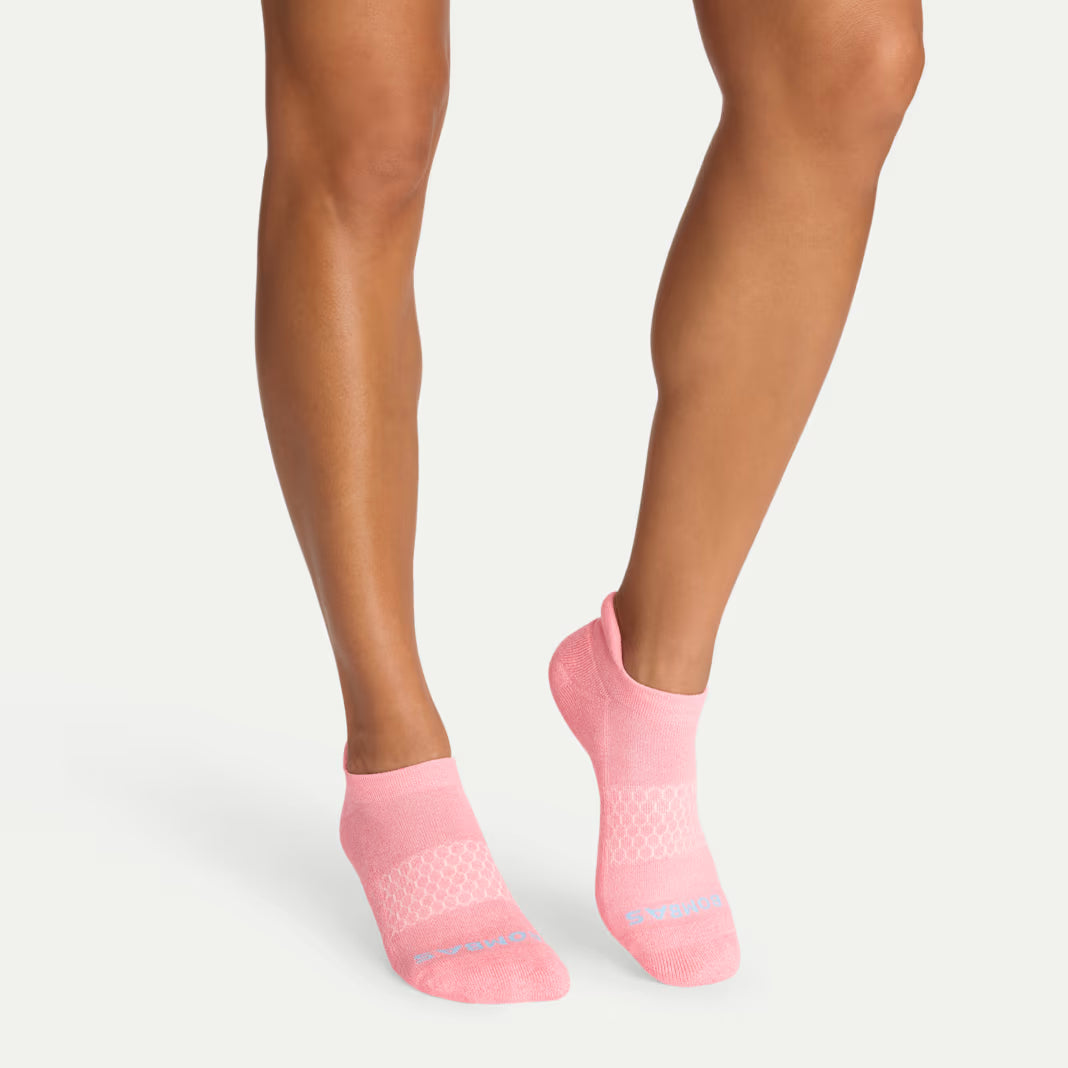 Bombas Women's Solids Ankle Socks(Reef Pink)
