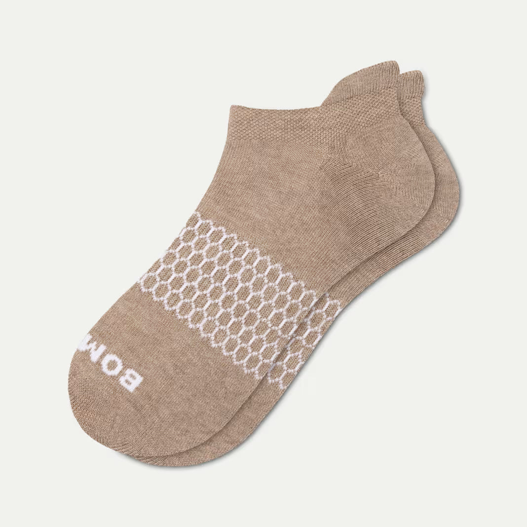 Bombas Women's Solids Ankle Socks(Brown)