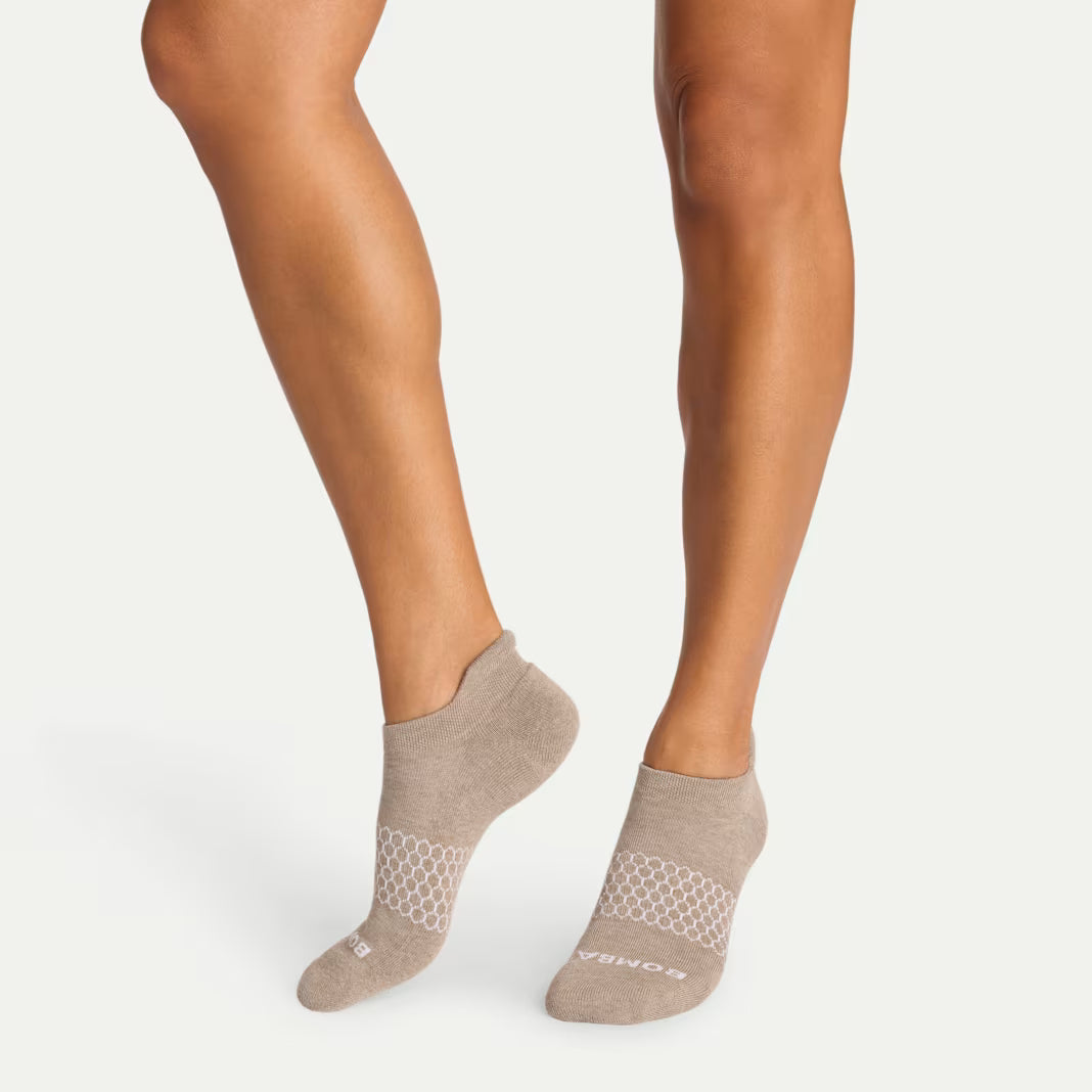 Bombas Women's Solids Ankle Socks(Brown)