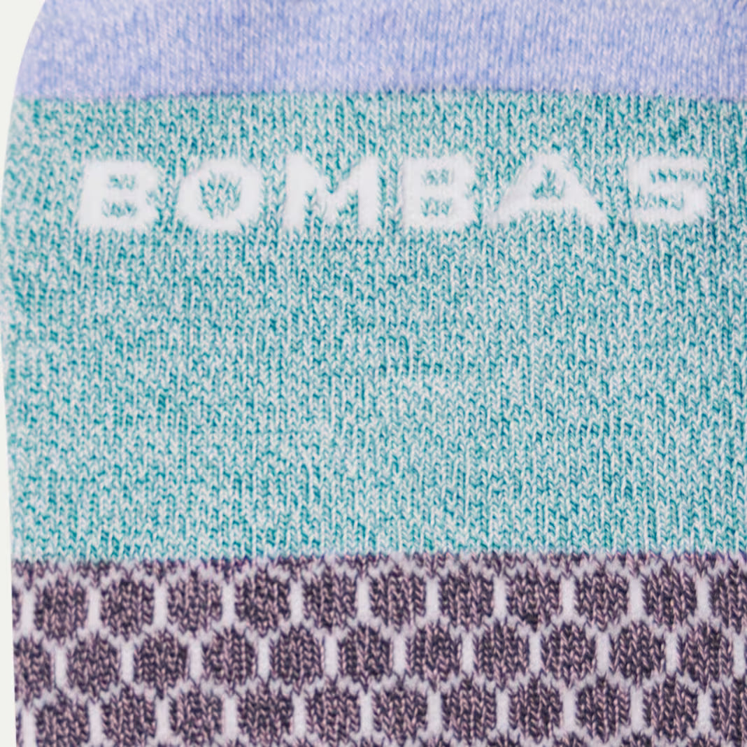Bombas Women's Tri-Block Ankle Sock(Periwinkle)