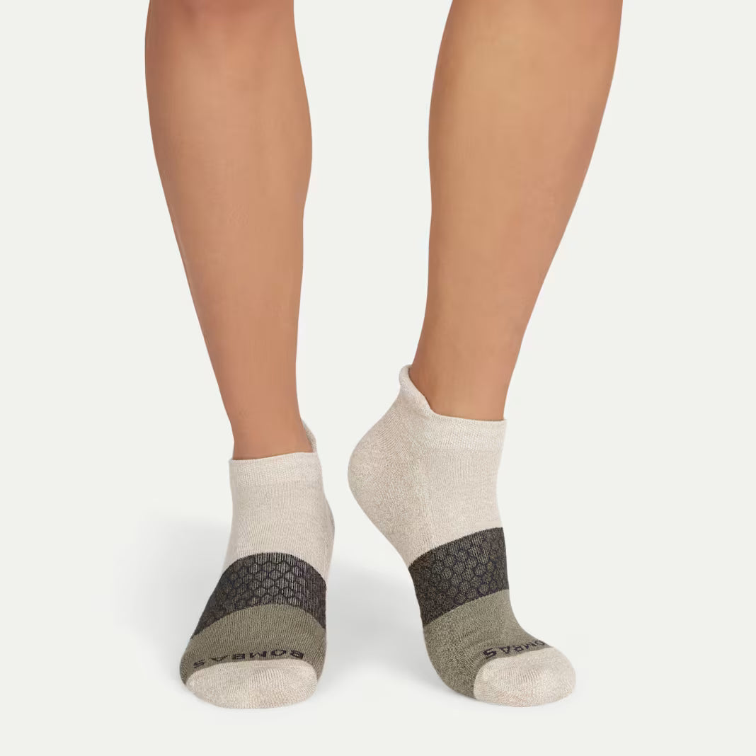 Men’s Tri-Block Ankle Sock 6-pack