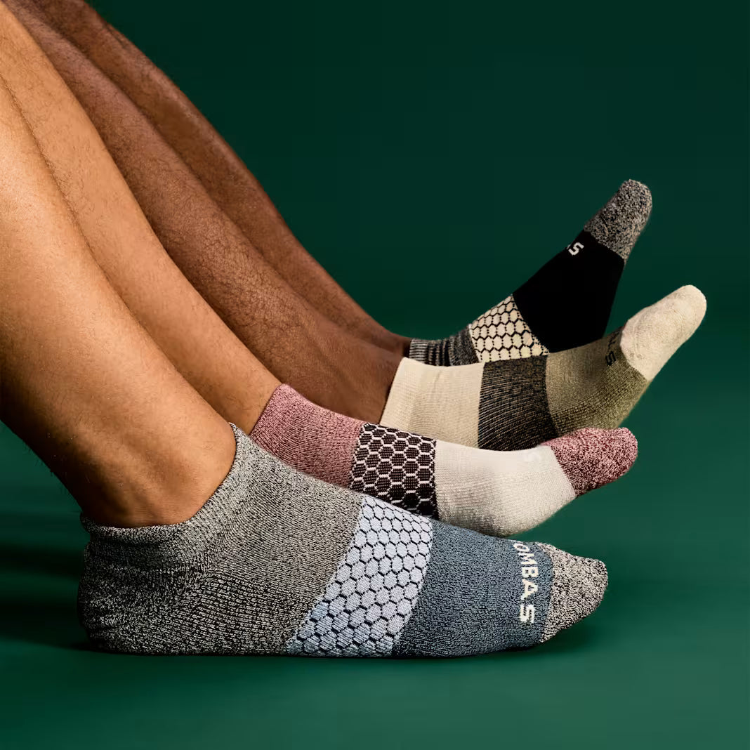 Men’s Tri-Block Ankle Sock 6-pack