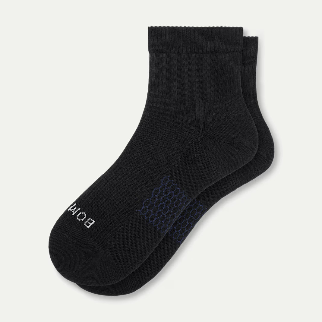 Bombas Women's Modern Rib Quarter Socks