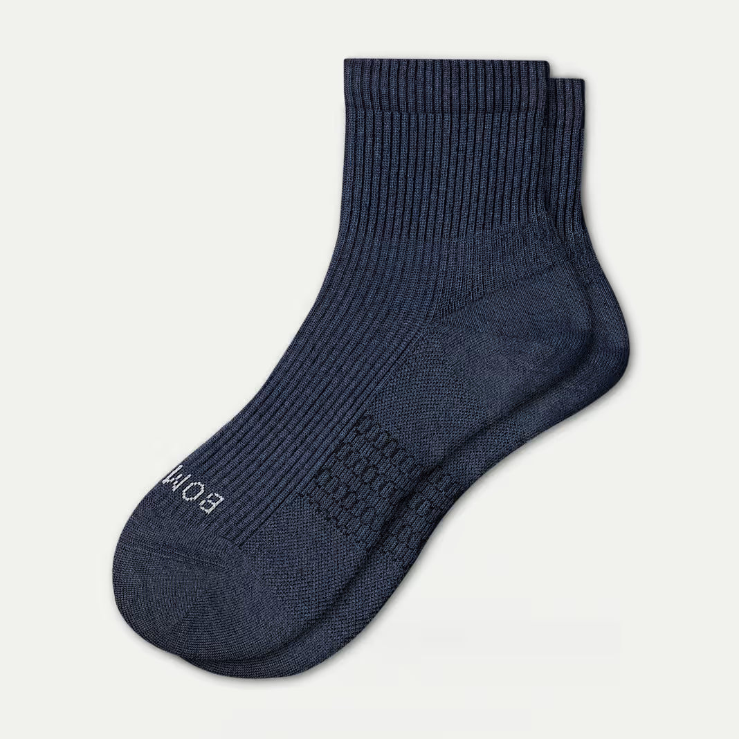 Bombas Women's Modern Rib Quarter Socks