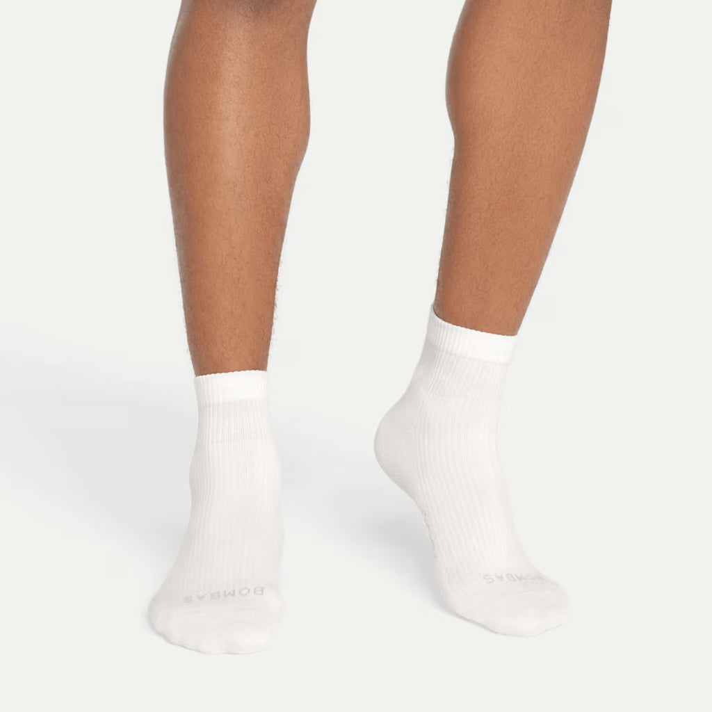 Men's Modern Rib Quarter Socks