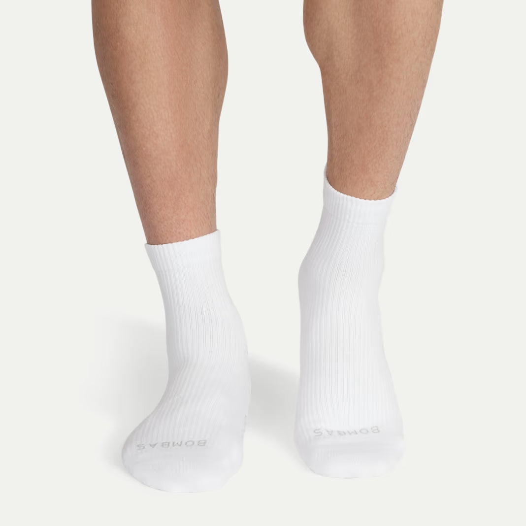 Men's Modern Rib Quarter Socks