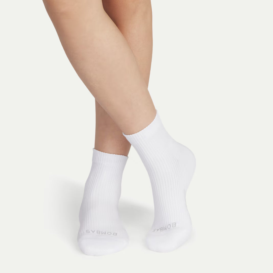 Bombas Women's Modern Rib Quarter Socks