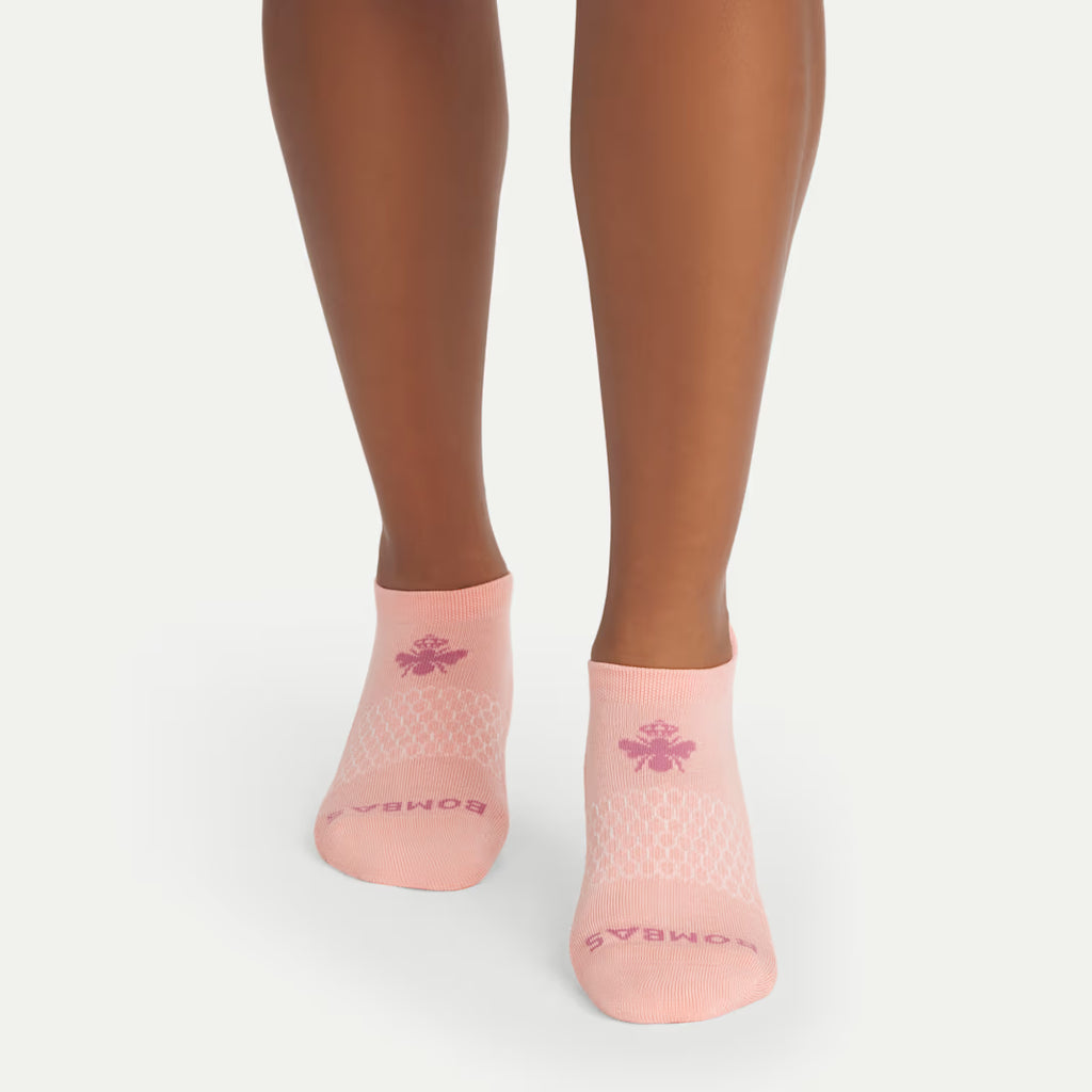 Women's Week of Bombas Ankle Socks(shell pink)