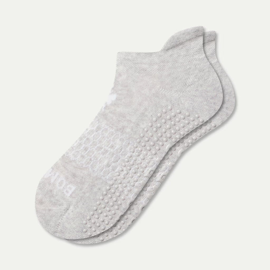 Women's Gripper Ankle Socks(varsity grey)