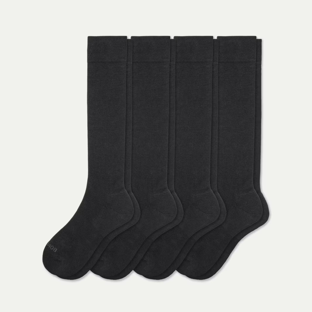 Men's Dress Over the Calf Sock 4-Pack