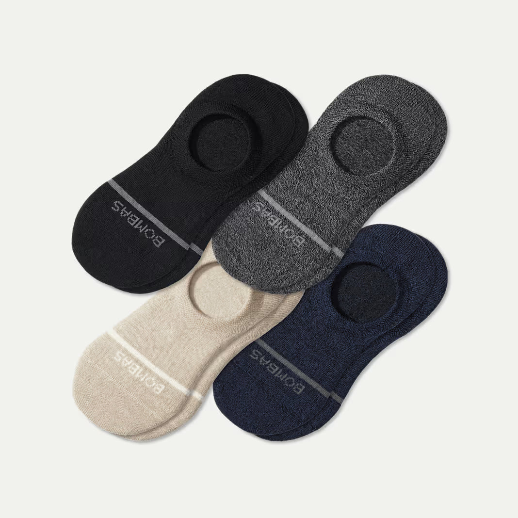Women's Lightweight Merino Wool Blend No Show Sock 4-Pack