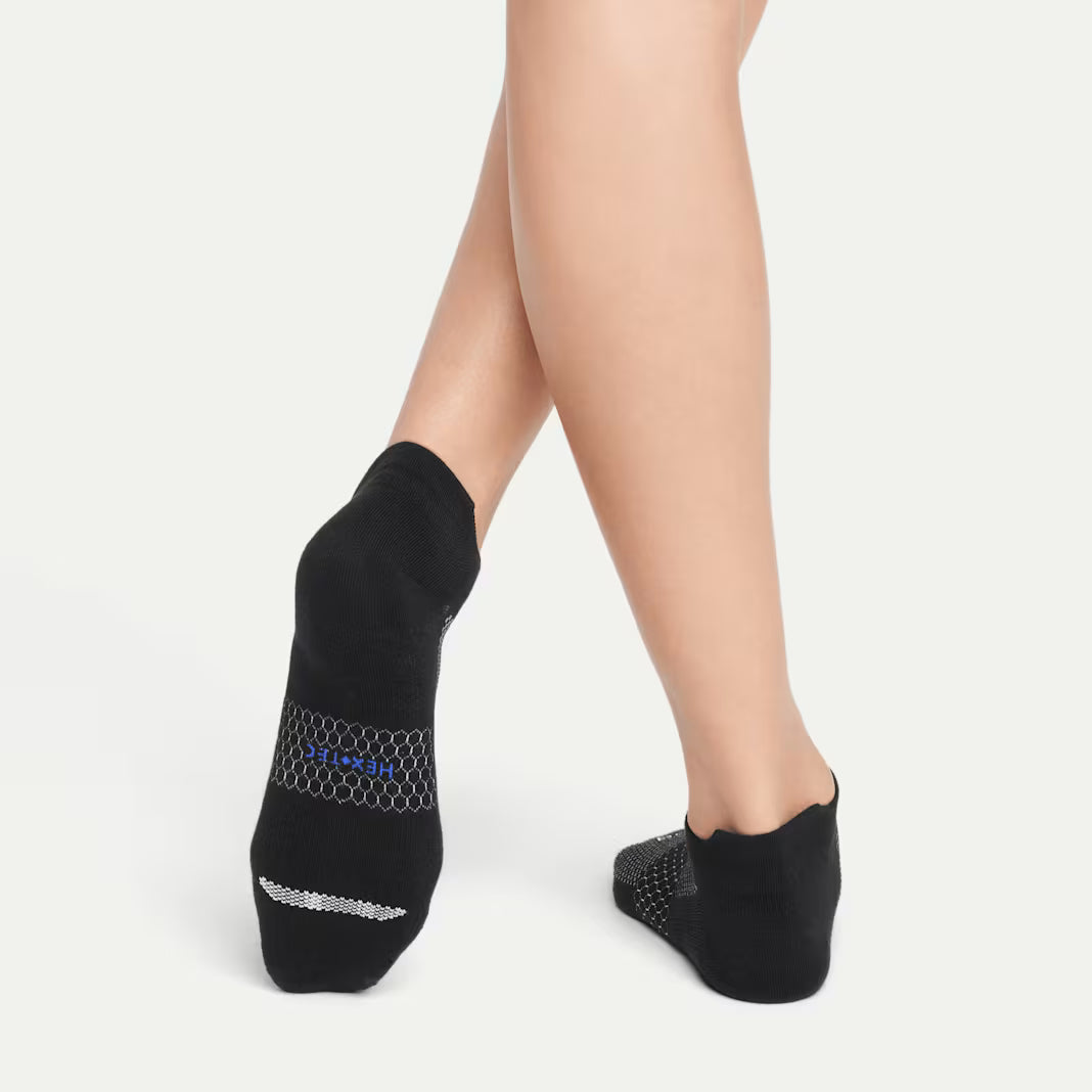 Bombas Women's UltraLite Sport Ankle Socks(black)