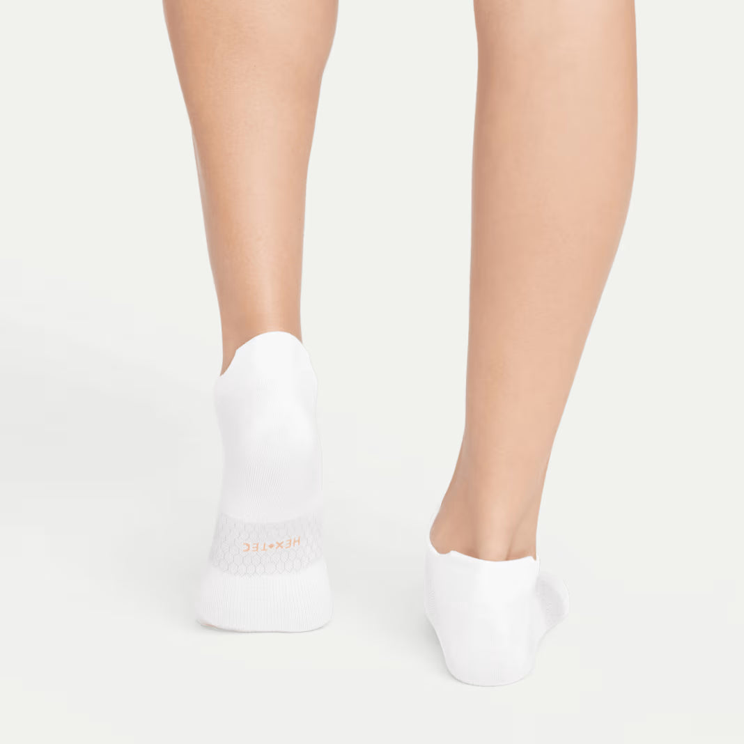 Bombas Women's UltraLite Sport Ankle Socks(white)