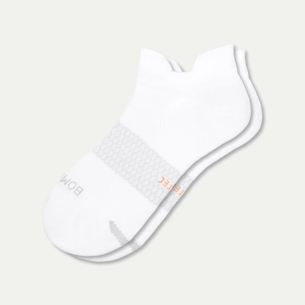 Bombas Women's UltraLite Sport Ankle Socks(white)