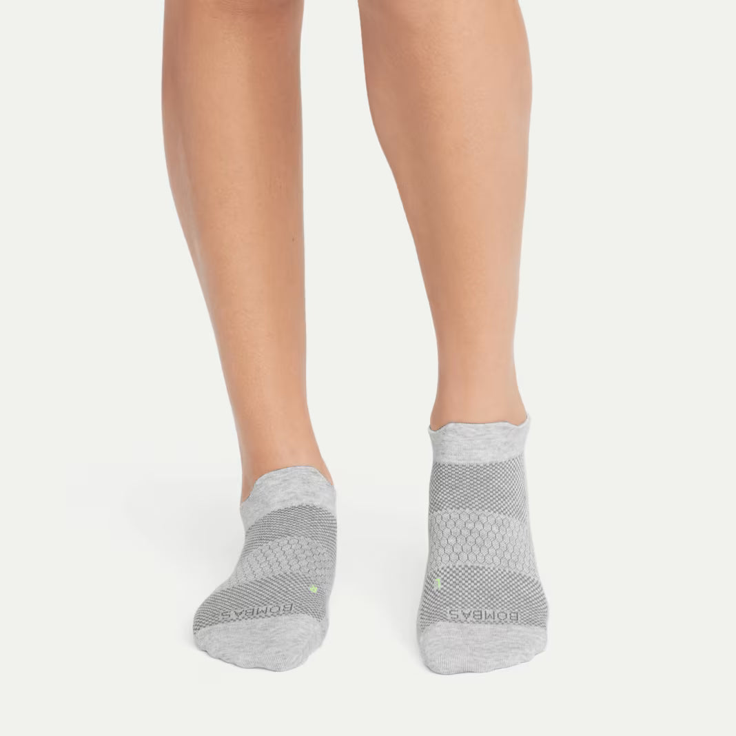 Bombas Women's UltraLite Sport Ankle Socks(grey)