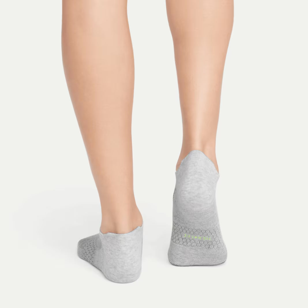 Bombas Women's UltraLite Sport Ankle Socks(grey)