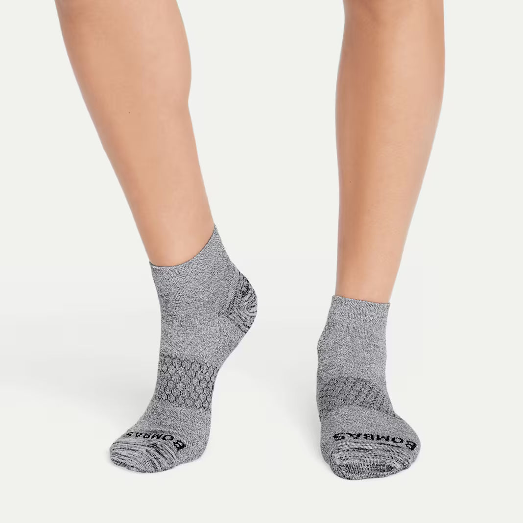 Bombas Women's Everyday Compression Ankle Socks(Harbor Grey)