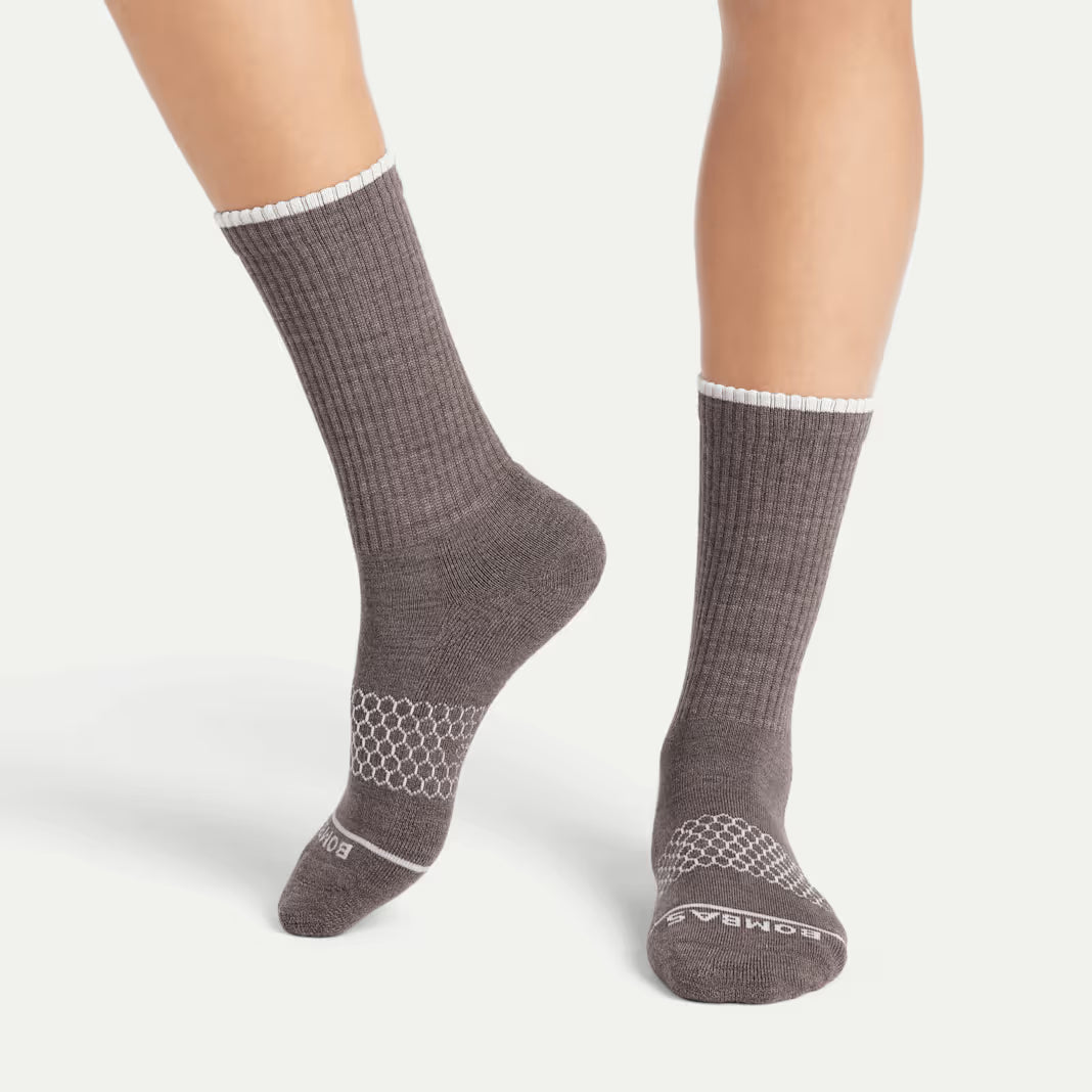Women's Merino Wool Blend Calf Sock 4-Pack
