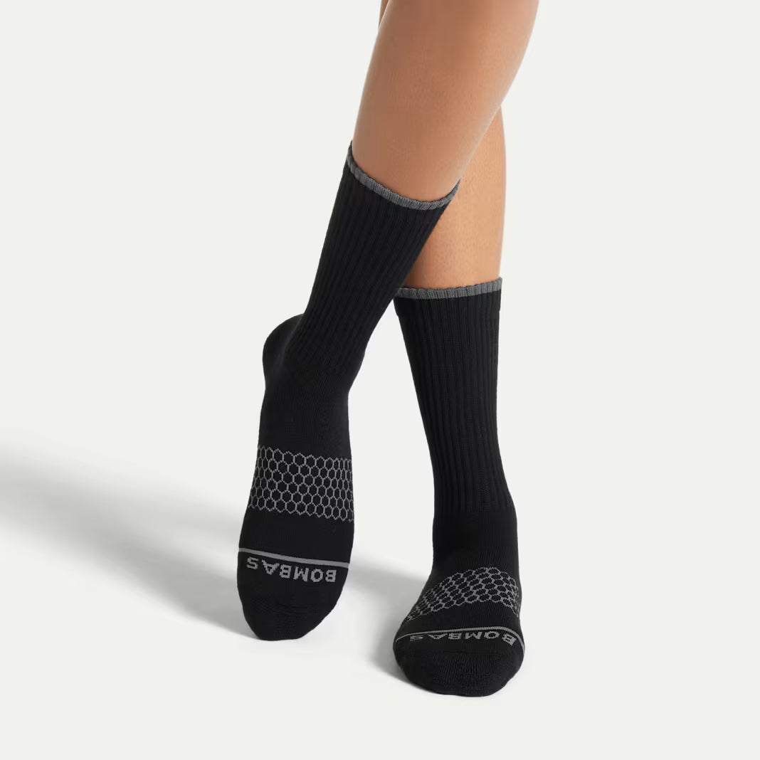 Men's Merino Wool Blend Calf Sock 4-Pack