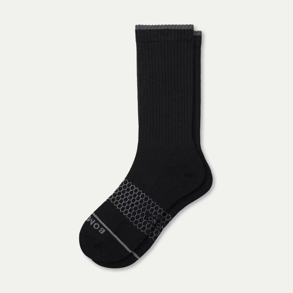 Men's Merino Wool Blend Calf Sock 4-Pack