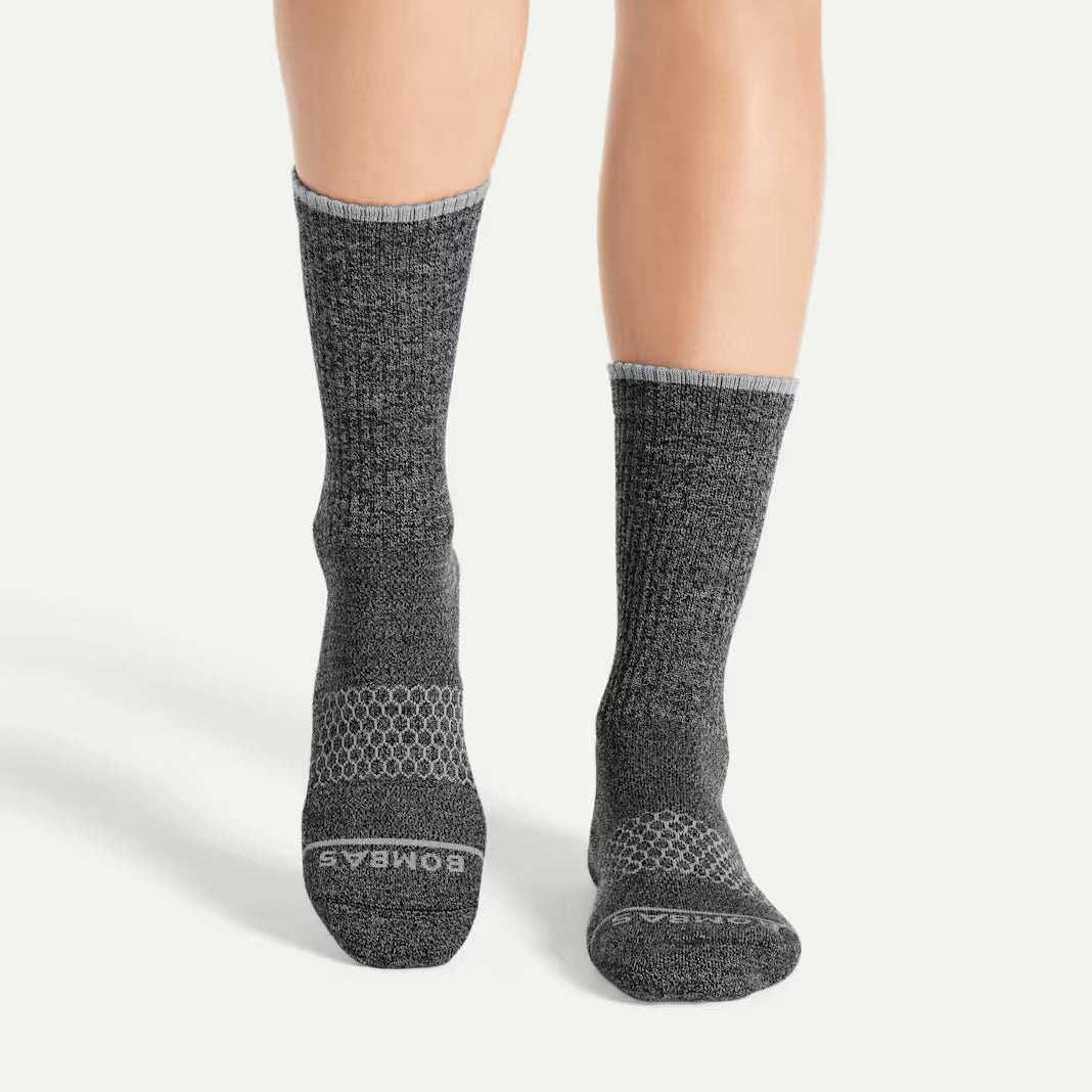 Men's Merino Wool Blend Calf Sock 4-Pack
